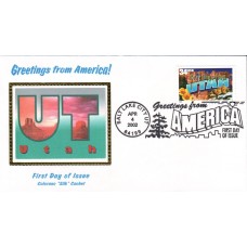 #3604 Greetings From Utah Colorano FDC