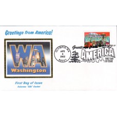 #3607 Greetings From Washington Colorano FDC