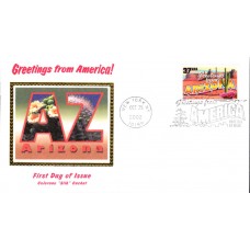 #3698 Greetings From Arizona Colorano FDC