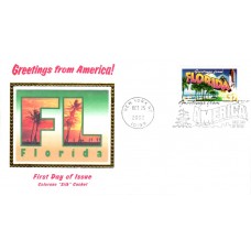 #3704 Greetings From Florida Colorano FDC