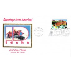 #3707 Greetings From Idaho Colorano FDC