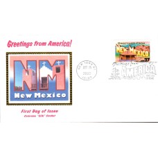 #3726 Greetings From New Mexico Colorano FDC