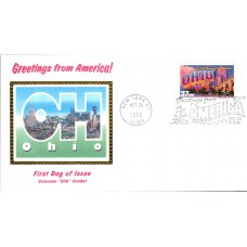 #3730 Greetings From Ohio Colorano FDC