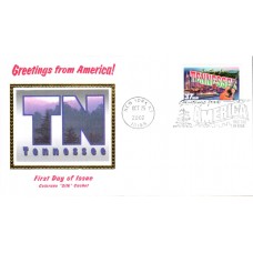 #3737 Greetings From Tennessee Colorano FDC