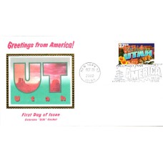 #3739 Greetings From Utah Colorano FDC