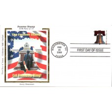 #4128b Liberty Bell Colorano FDC