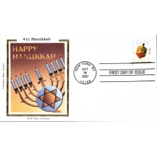 #4219 Hanukkah - Dreidel Colorano FDC