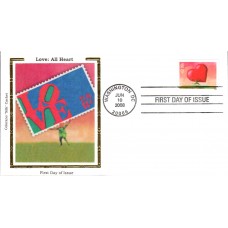 #4270 Love - Heart Colorano FDC