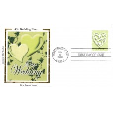 #4271 Wedding Hearts Colorano FDC