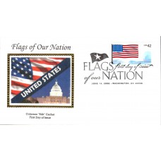 #4273 FOON: US Flag PNC Colorano FDC