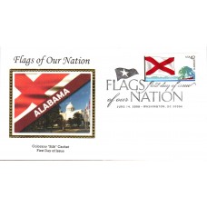 #4274 FOON: Alabama Flag Colorano FDC