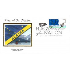 #4275 FOON: Alaska Flag Colorano FDC