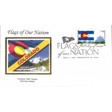 #4280 FOON: Colorado Flag Colorano FDC