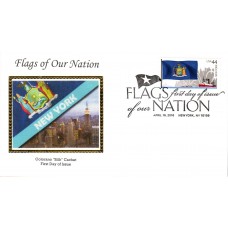 #4310 FOON: New York Flag Colorano FDC