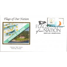 #4319 FOON: Rhode Island State Flag Colorano FDC