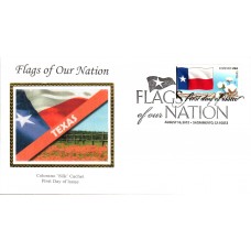 #4323 FOON: Texas State Flag Colorano FDC 