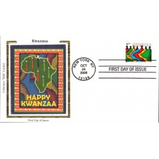 #4373 Kwanzaa Colorano FDC