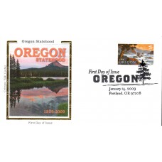 #4376 Oregon Statehood Colorano FDC