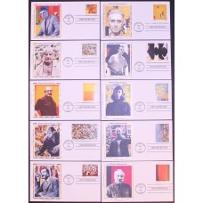 #4444 Abstract Expressionists Colorano FDC Set