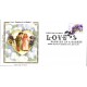 #4450 Love - Pansies in a Basket Colorano FDC