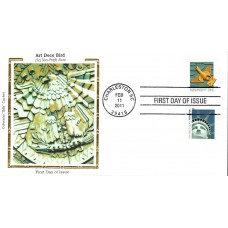 #4495 Art Deco Bird Colorano FDC