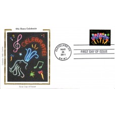 #4502 Neon Celebrate Colorano FDC