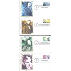 #4541-44 American Scientists Colorano FDC Set