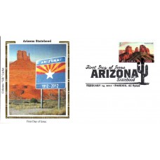 #4627 Arizona Statehood Colorano FDC