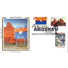 #4627 Arizona Statehood Combo Colorano FDC