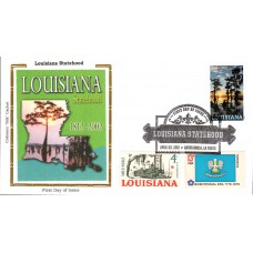 #4667 Louisiana Statehood Combo Colorano FDC