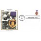 #4704 Purple Heart Colorano FDC