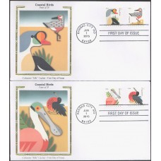 #4991-94 Coastal Birds Colorano FDC Set