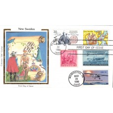 #C117 New Sweden Combo Colorano FDC