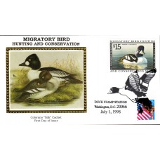 #RW65 Barrow's Goldeneye - DC Colorano FDC