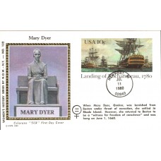 #UX84 Landing of Rochambeau NOW Colorano FDC