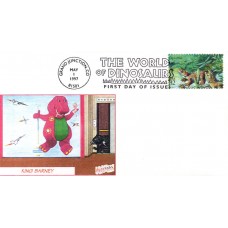 #3136h Dinosaurs - Opisthias Color Copy FDC