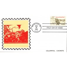 #2154 World War I Veterans Colorfoil FDC