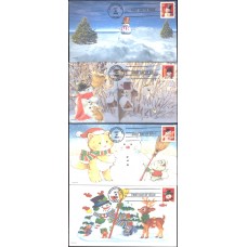 #3680-83 Snowmen CompuChet FDC Set