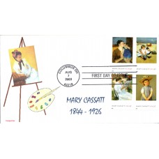 #3804-07 Mary Cassatt Paintings CompuChet FDC