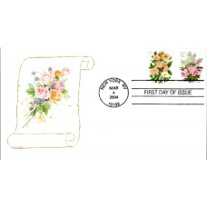 #3836-37 Garden Bouquet CompuChet FDC