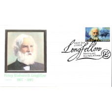 #4124 Henry Wadsworth Longfellow Compuchet FDC