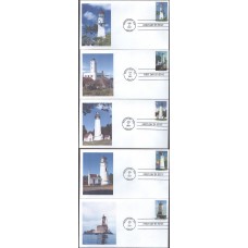 #4146-50 Pacific Lighthouses Compuchet FDC Set