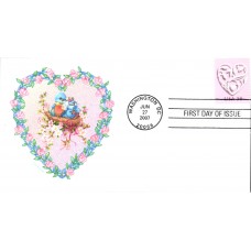 #4152 Love - Silver Heart Compuchet FDC