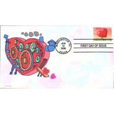 #4270 Love - Heart CompuChet FDC