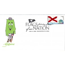 #4274 FOON: Alabama Flag CompuChet FDC
