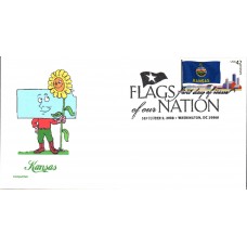 #4292 FOON: Kansas Flag CompuChet FDC