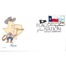 #4323 FOON: Texas State Flag CompuChet FDC