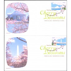 #4651-52 Cherry Blossoms CompuChet FDC Set