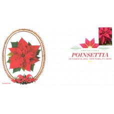 #4816 Poinsettia CompuChet FDC