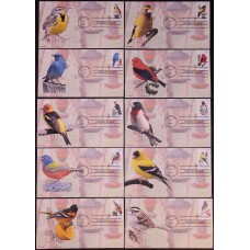 #4882-91 Song Birds CompuChet FDC Set